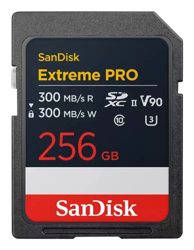 Sandisk Extreme Pro 256GB SD Uhs-II (V90)