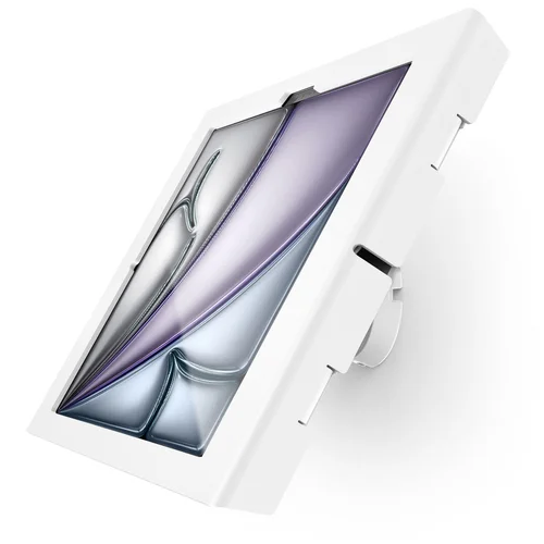 iPad Air M2 And M3 13IN Apex Enclosure Tilting Wall Mount WHT