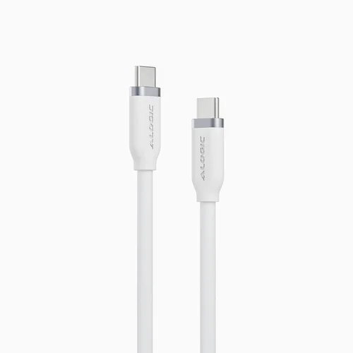 Elements Silicone 5A/240W Tie USB-C to C Male White 1M