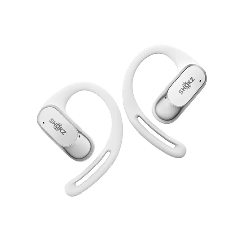Shokz Openfit Air White Open-Ear Wireless Earbuds With E