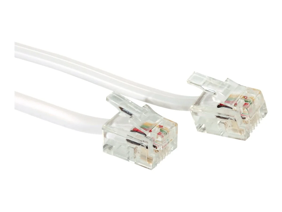 VALUE RJ12-Kabel 6P4C grau 15m