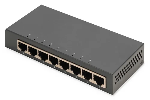 8-Port Gigabit Switch Unmanaged RJ45 8X10/100/1000 Mbit/S