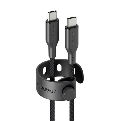 Racing 240W USB-C to USB-C Cable USB 2.0 1.2M Space Black