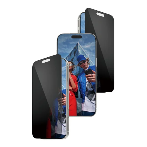 Privacy Screen Protector W. Bla iPhone 17 Pro Max Ultra-Wide Fit