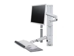 LX Wall Mount System (White) Keyboard + Monitor Mount 10YEAR