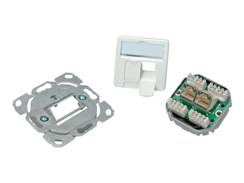 TELEGÄRTNER Dose AMJ45 UP/50 2 x RJ-45