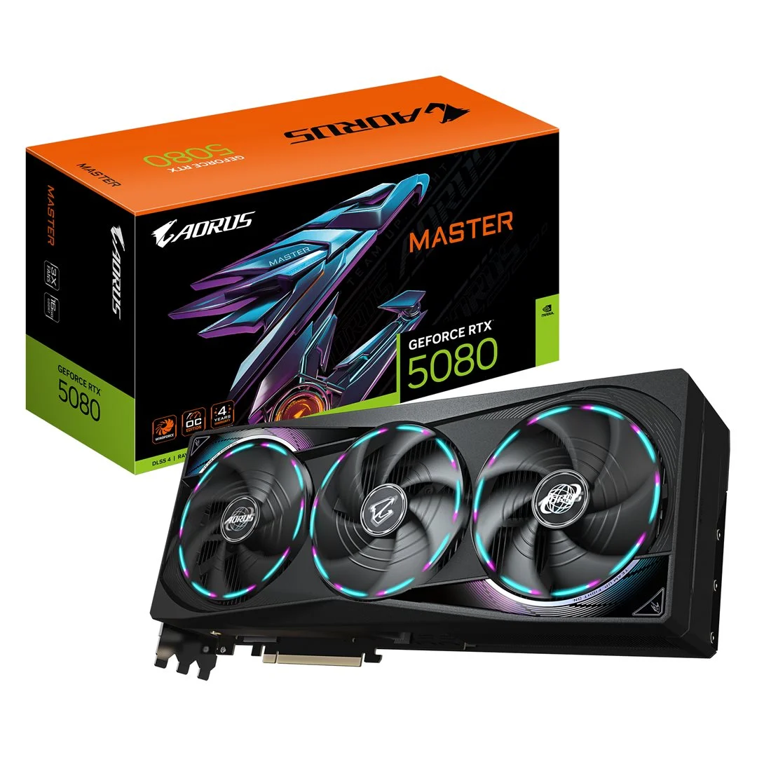 Giga VGA 16GB RTX5080 Aorus Master 16G 3xDP/HDMI Aorus Geforce RTX 5080 Master  16G