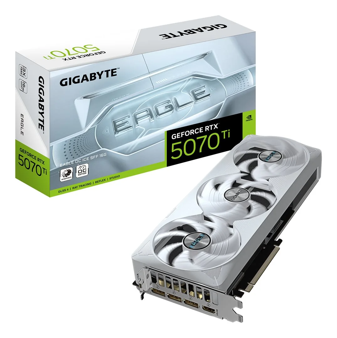 Giga VGA 16GB RTX5070TI Eagle-OC-Ice-SFF-16G 3xDP/HDMI Geforce RTX 5070 TI Eagle OC Ice SFF 16G