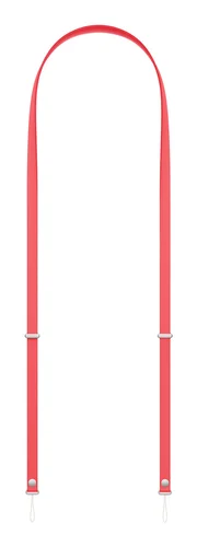 CROSSBODY STRAP - BRIGHT GUAVA