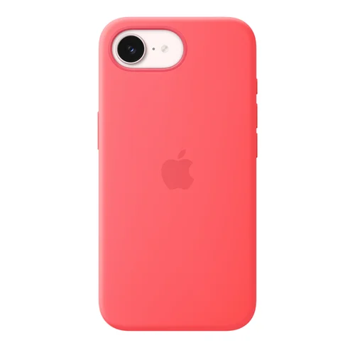 IPHONE 17E SILICONE CASE WITH MAGSAFE BRIGHT GUAVA