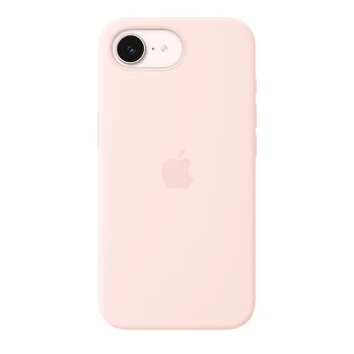 IPHONE 17E SILICONE CASE WITH MAGSAFE SOFT PINK