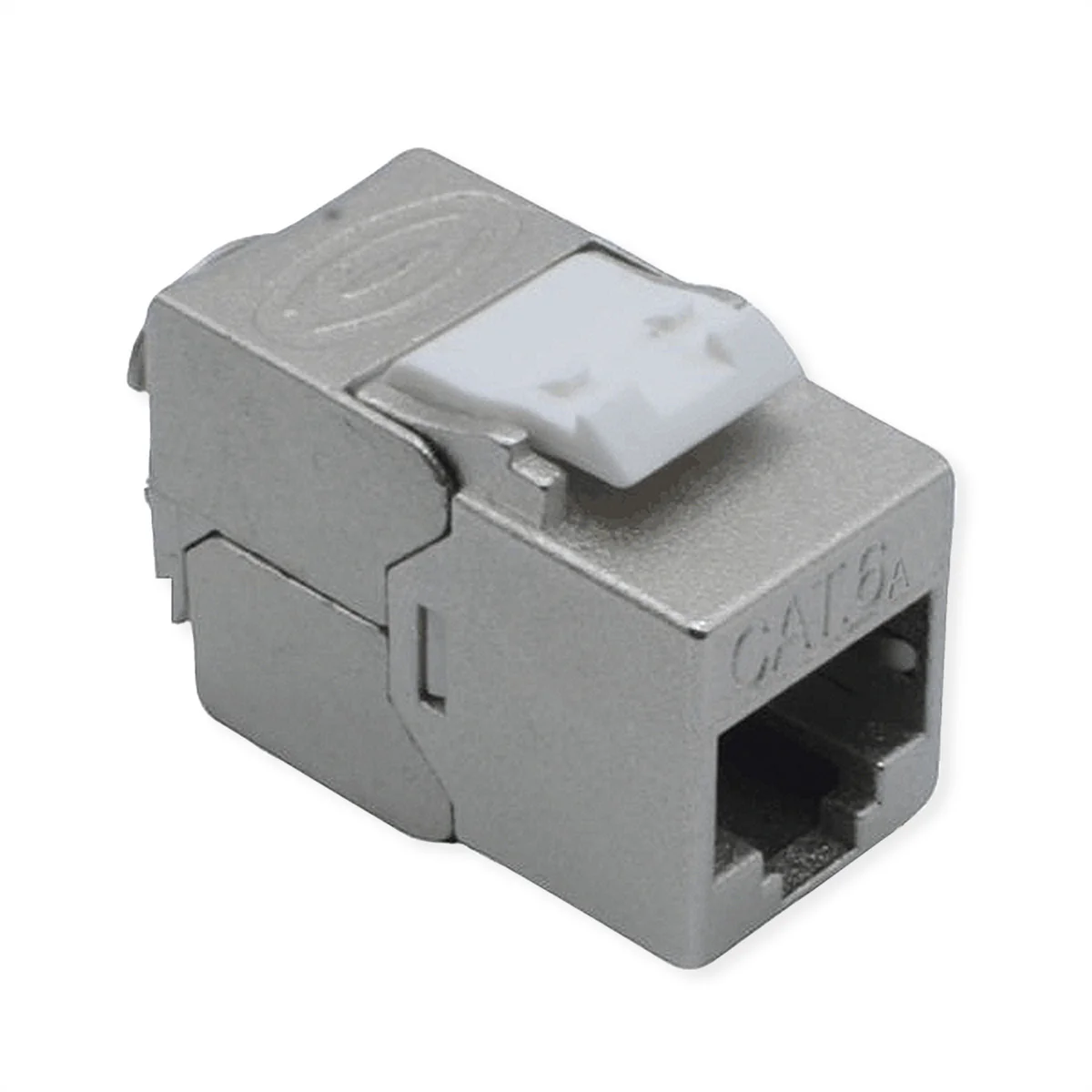 ROLINE Cat.6A STP Keystone, GHMT,  180° werkzeuglos