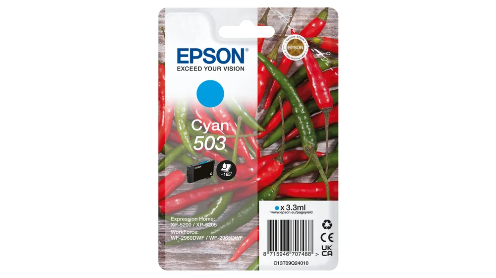 Epson 503 Druckerpatrone 1 Stück(e) Original Standardertrag Blau