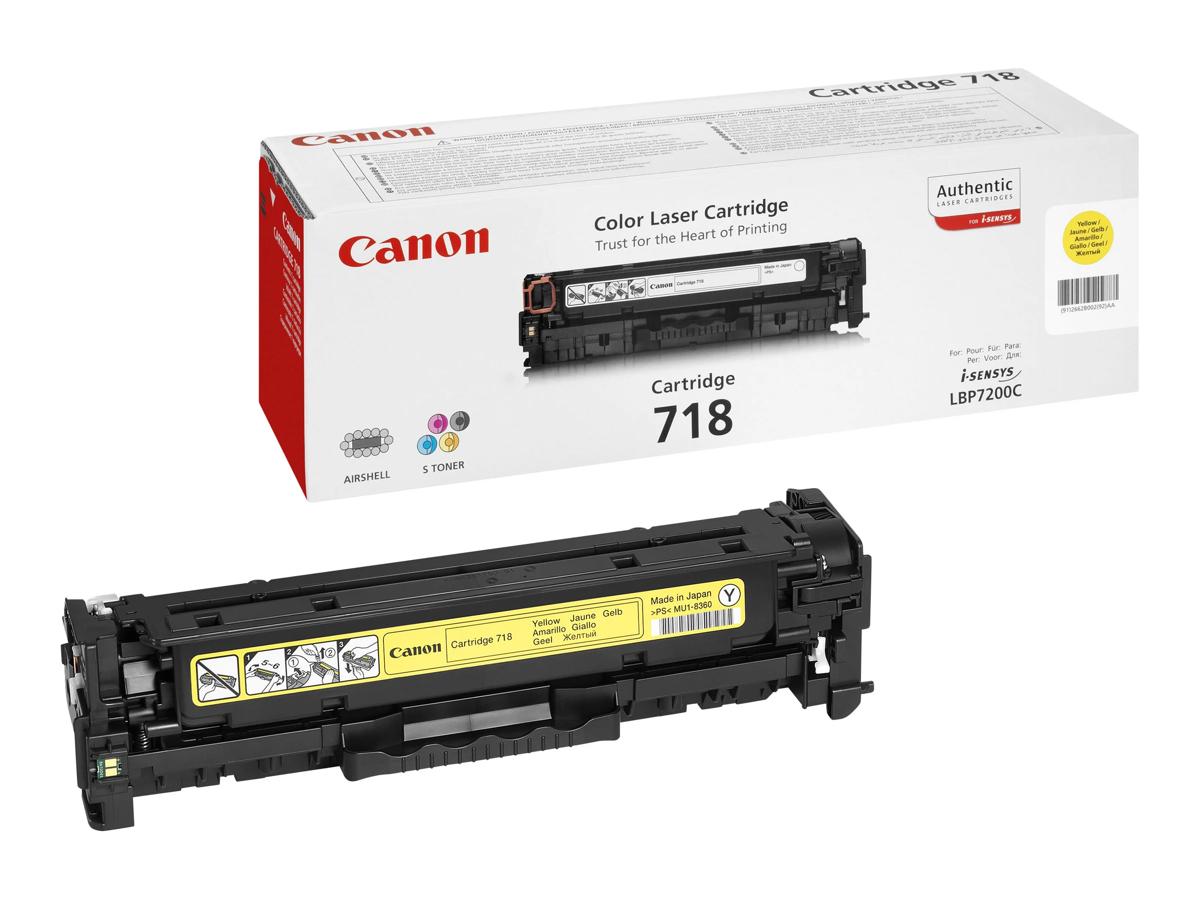 CANON CRG-718Y Toner gelb LBP7200Cdn