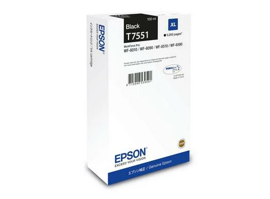 Epson C13T75514N Druckerpatrone 1 Stück(e) Original Hohe (XL-) Ausbeute Schwarz