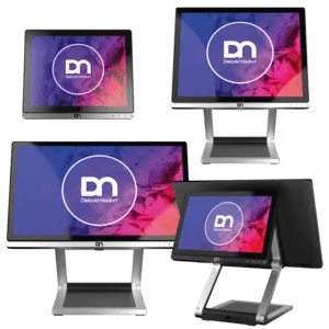 Diebold Nixdorf D1104, 26,4cm (10,4''), Projected Capacitive, Full HD, USB, USB-C, silber