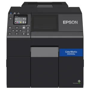 ColorWorks D6000 dye inc, Cutter, Disp., USB, Ethernet, schwarz