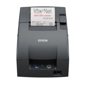 Epson TM-U220IIB, ERC38B, Cutter, RS232, dunkelgrau
