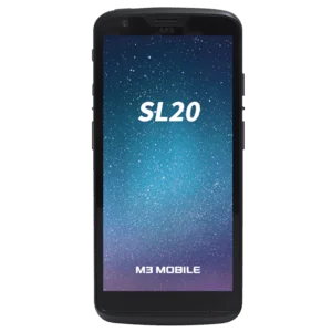 M3 Mobile SL20, 2D, SE4710, 14cm (5,5''), GPS, USB, USB-C, BT (BLE, 5.0), WLAN, 4G, NFC, Android, GMS, erw. Akku