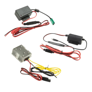 RAM Mounts GDS Strom-Modul - SAE/offene Enden, 30-64V Dc Eingang, 5V-15V DC Ausgang, USB-C (männlich & PD)