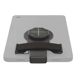 RAM Mounts GDS Tab-Conn für Tablets in Folio-Style Schutzhüllen - D-Shape & rückseitige Pogo-Pads - Hellgrau