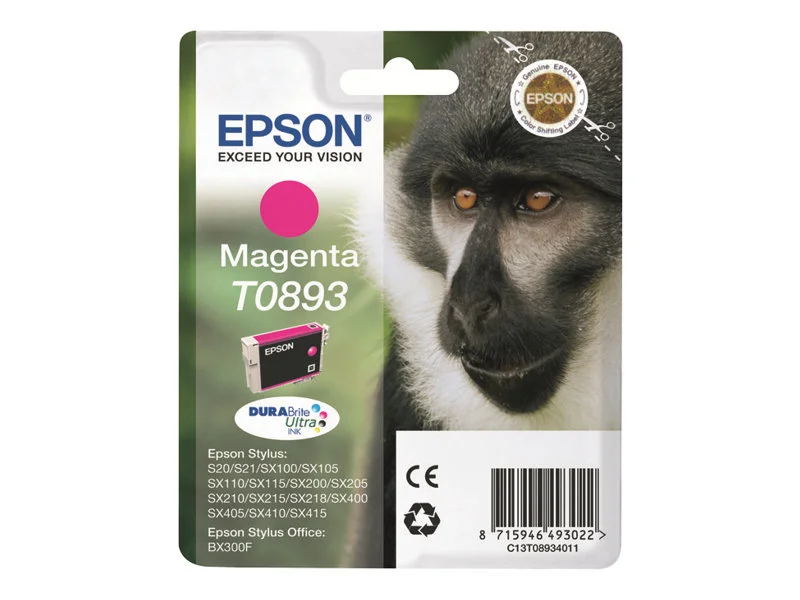 EPSON 1LB T0893 ink cartridge magenta