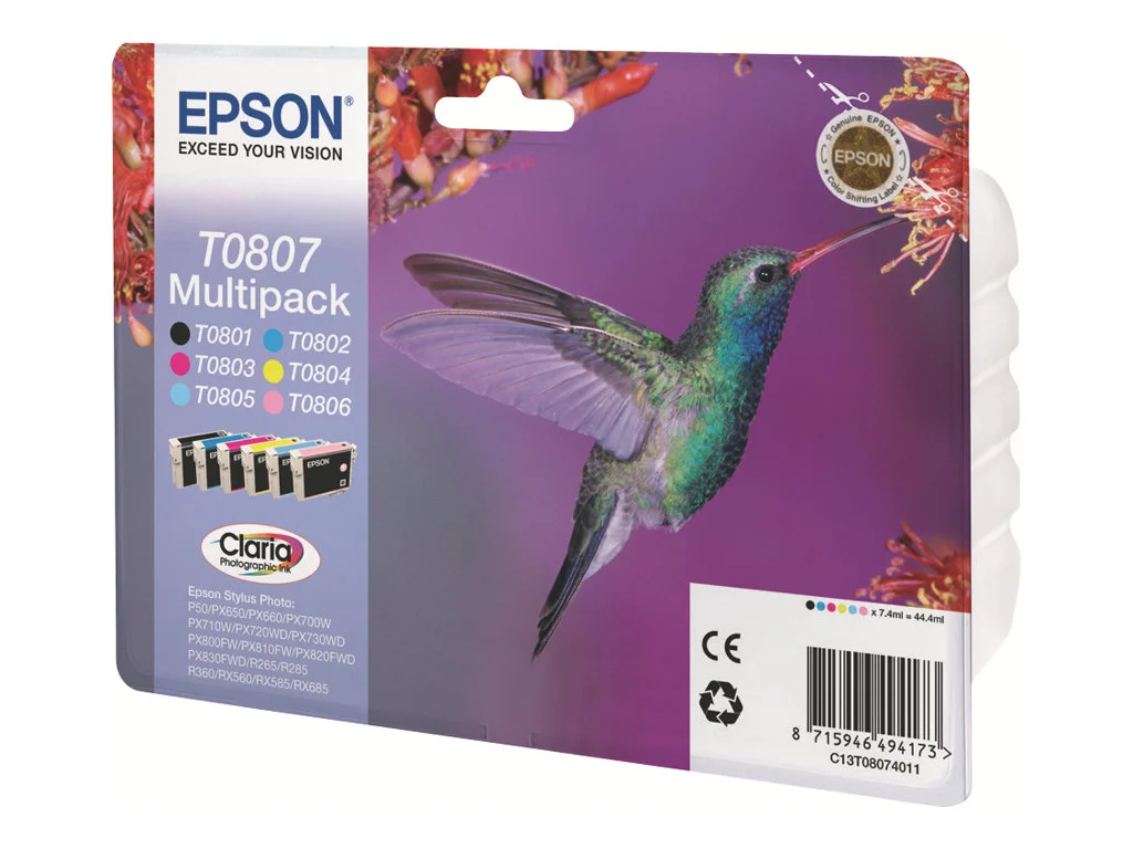 EPSON 3LB T0807 ink cartridge black