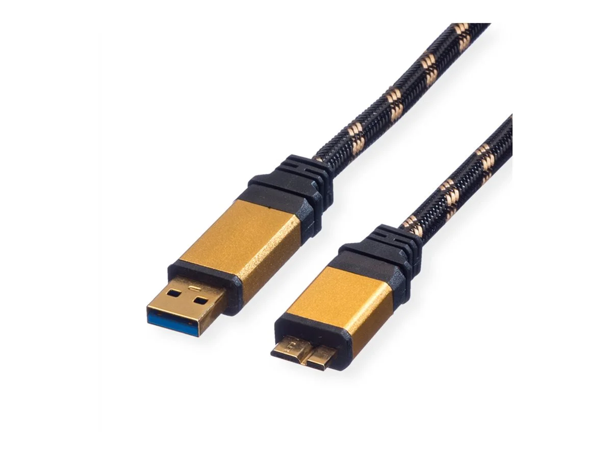 ROLINE Gold USB3.0 Kabel A-Micro B 2m