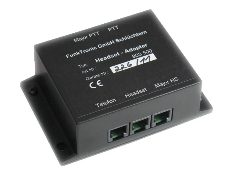 FUNKTRONIC Headset Adapter für MBOS4a M