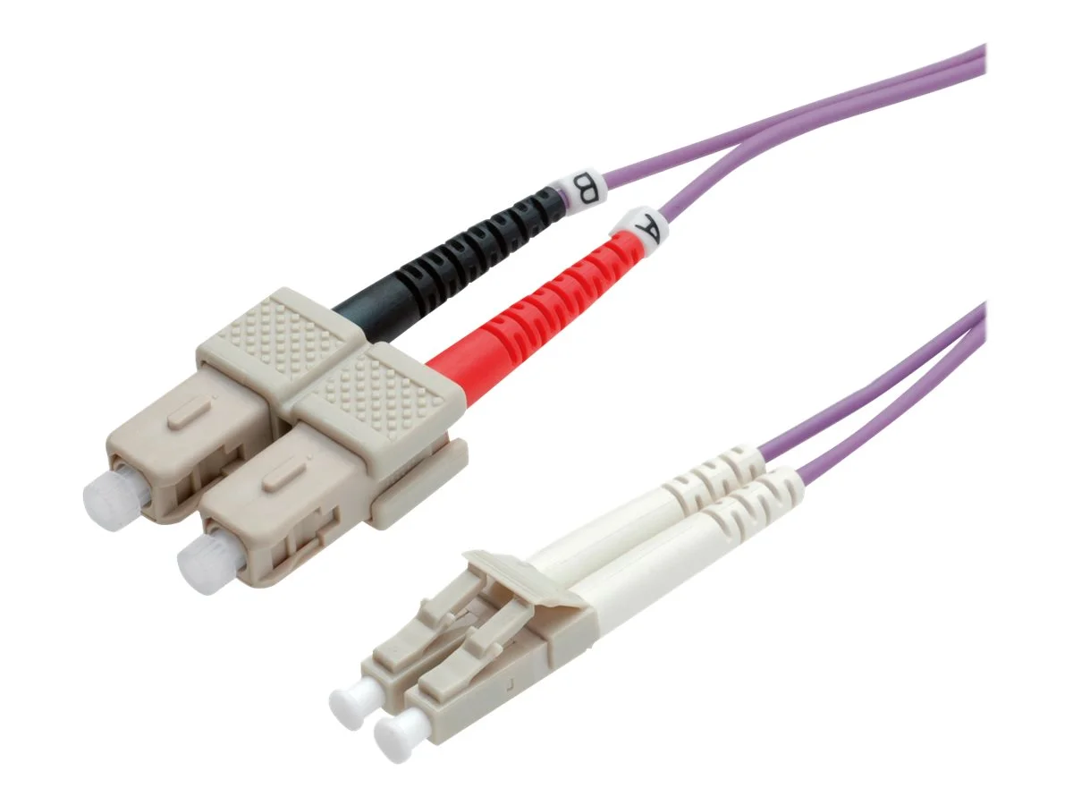 ROLINE LWL-Kabel LC/SC violett 3m