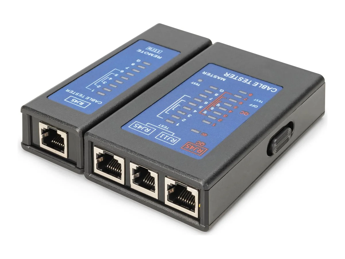 DIGITUS Cable tester network RJ45