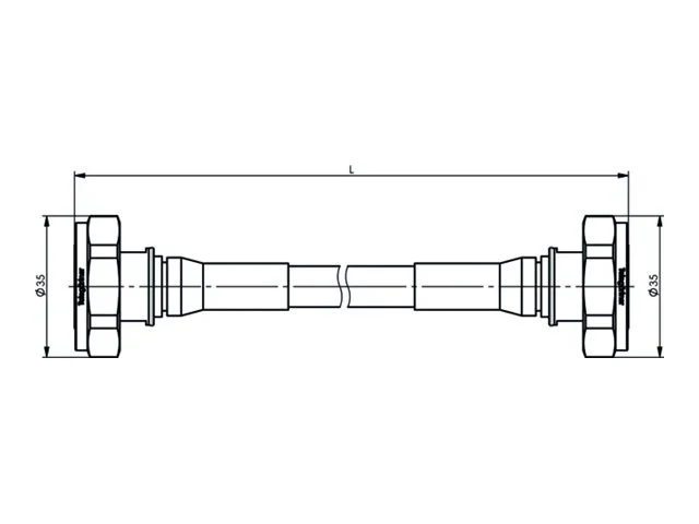 PUC TELE 7-16 Jumper Kabel 3/8z IP67