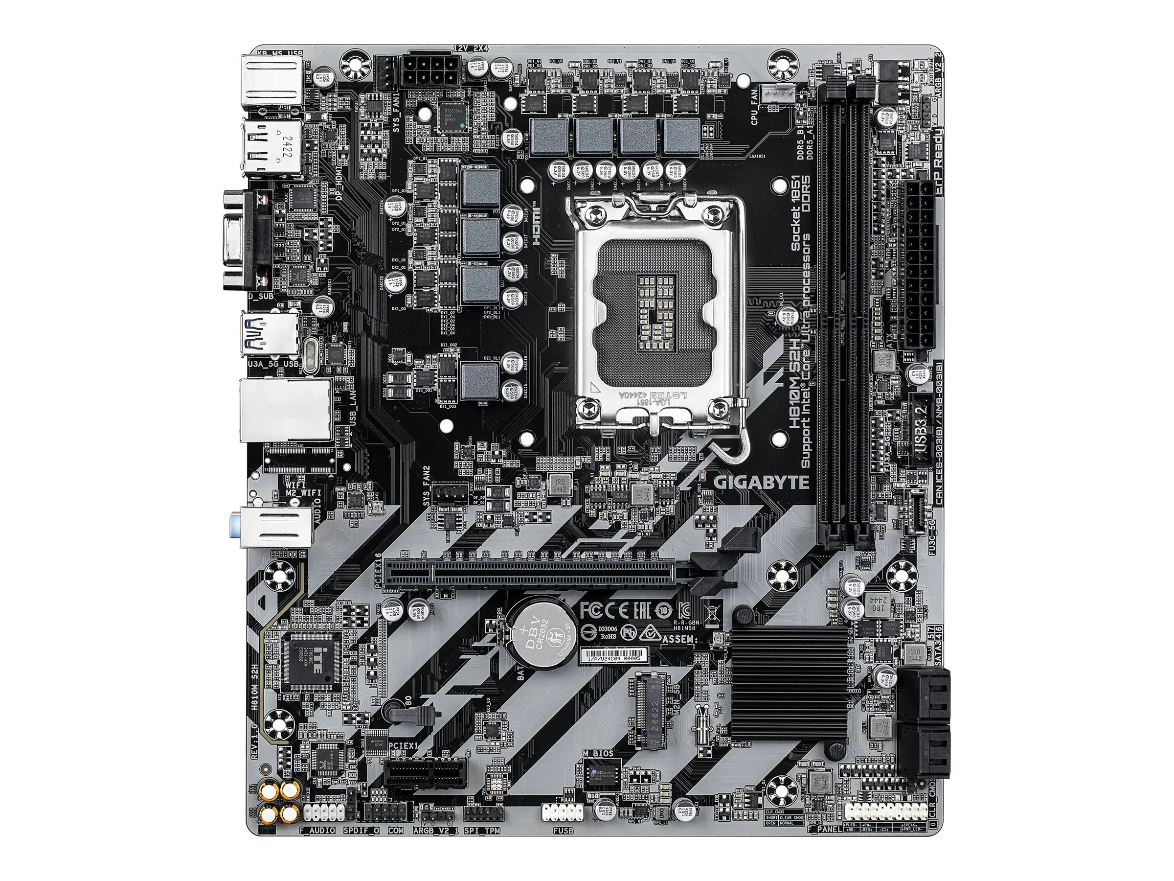 GIGABYTE H810M S2H LGA1851 MB