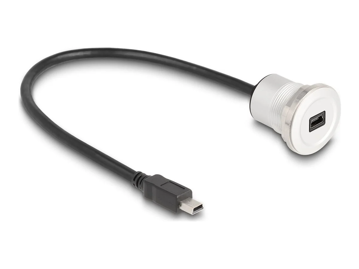 DELOCK USB 2.0 Mini-B Einbaubuchse mit K