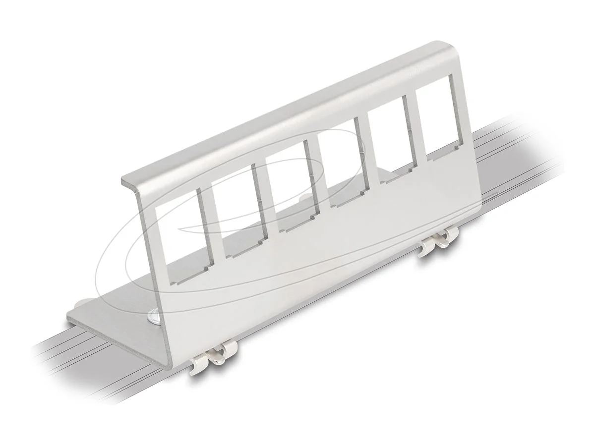 DELOCK Keystone Metall Halterung 6 Port