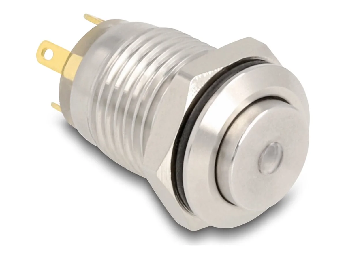 DELOCK Drucktaster zum Einbau 12 mm 4 x