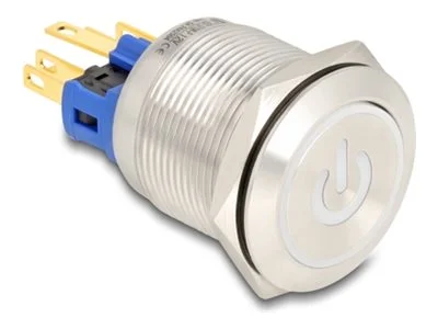DELOCK Drucktaster zum Einbau 22 mm 6 x