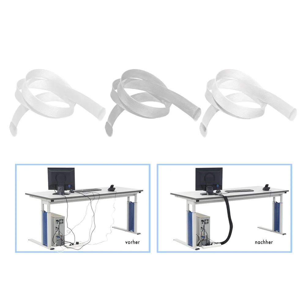 Geflechtschlauch 40-80mm, geschl. ws