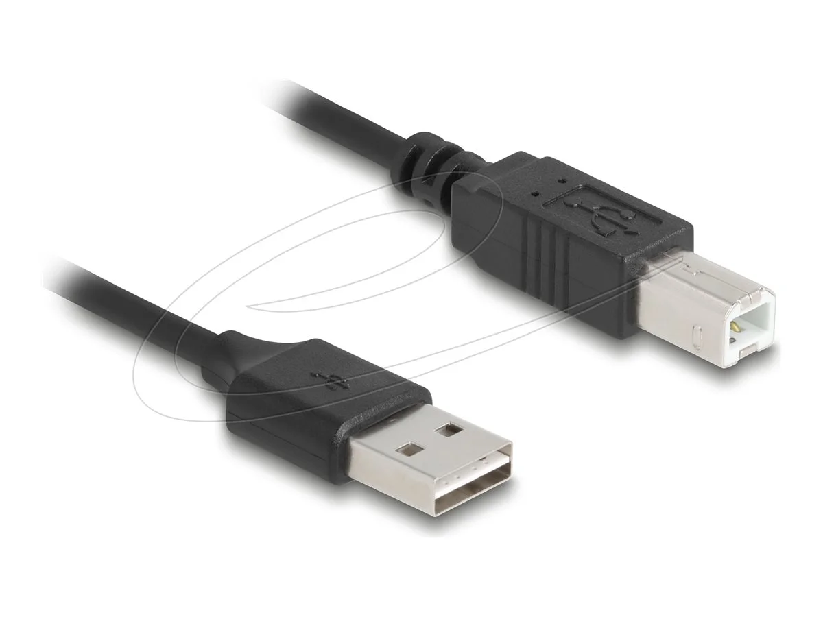 DELOCK Spiralkabel EASY-USB Typ-A zu B