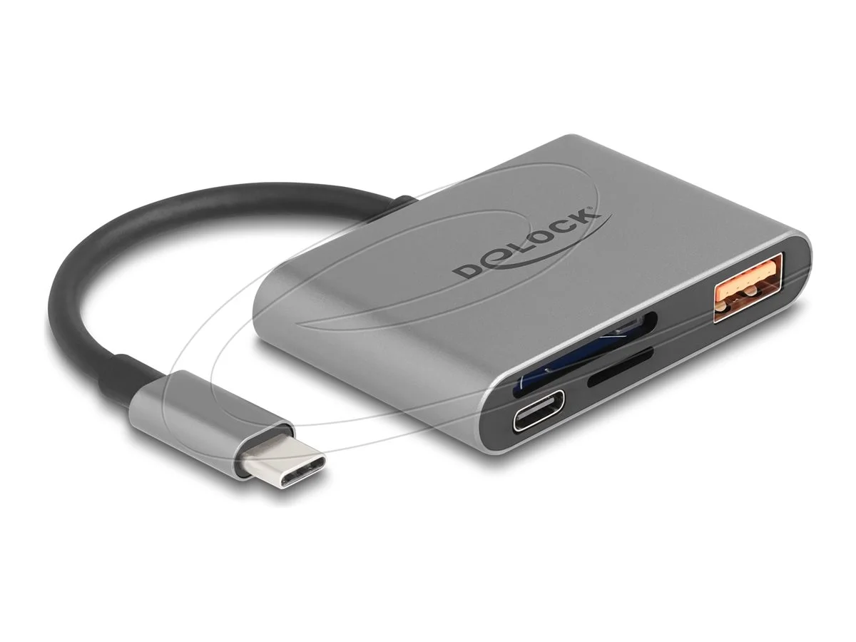DELOCK USB-C Card Reader fur SD und Mic