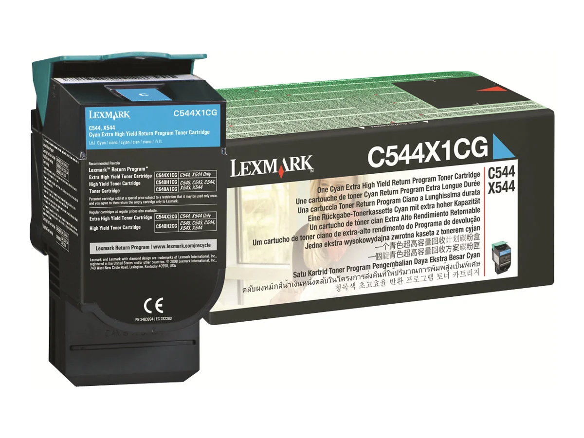 LEXMARK PB Toner cyan C544 4000Seiten
