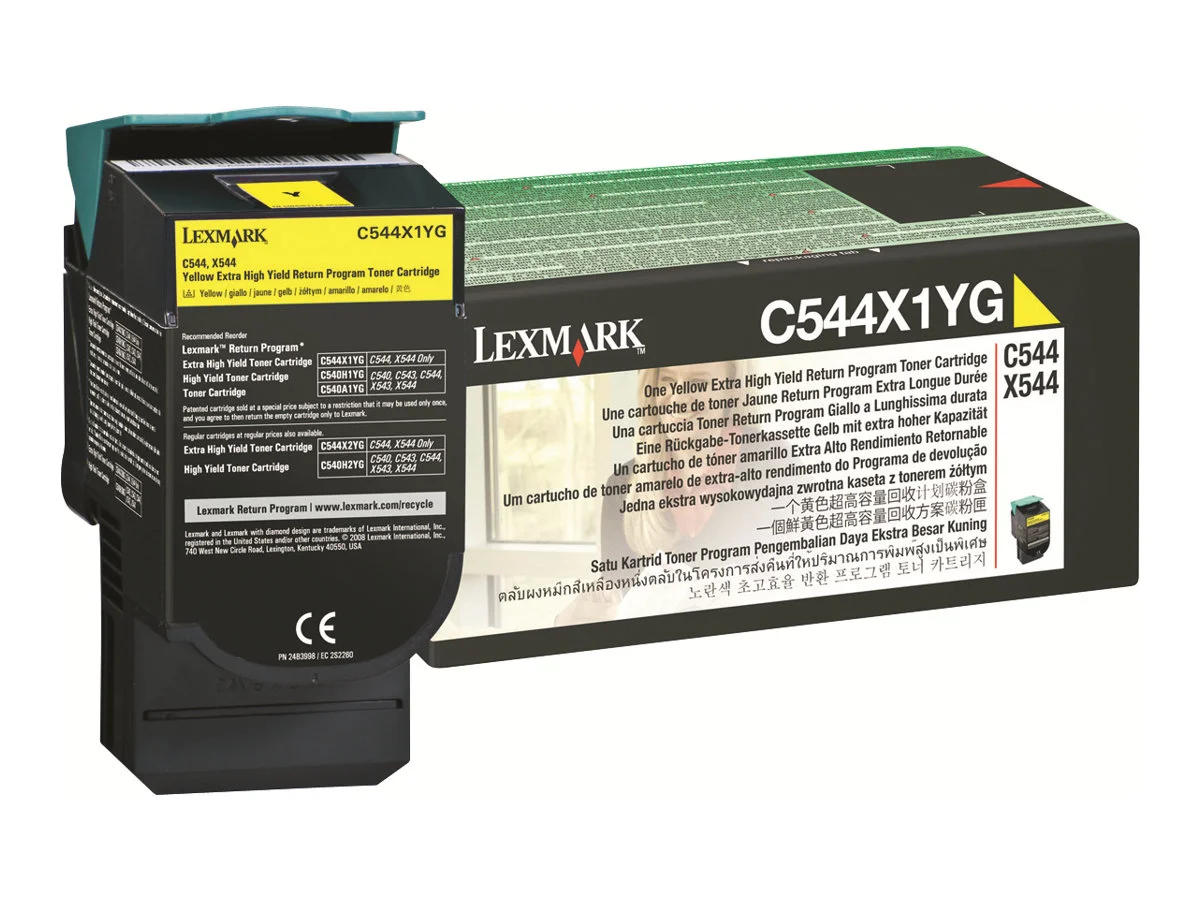 LEXMARK PB Toner gelb C544 4000Seiten