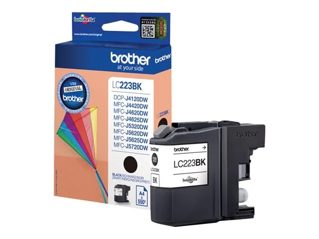 BROTHER LC223BK Tinte schwarz 550Seiten