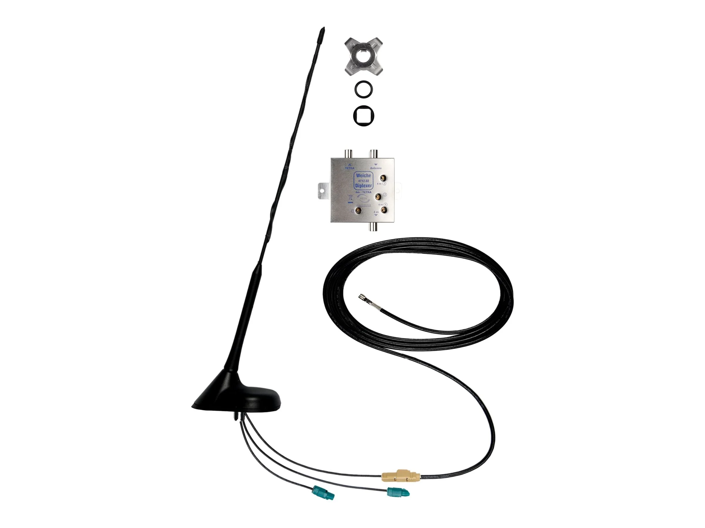 PUC ATTB Kombiflexantenne 4m/ TETRA 3dB
