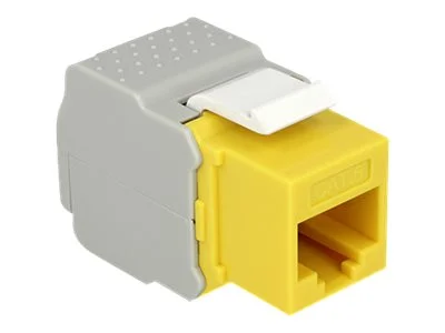 DELOCK Keystone RJ45> LSA Cat.6 UTP gelb