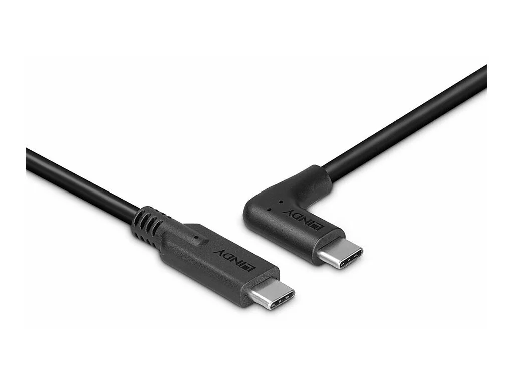 LINDY 0.5m USB 3.2 Typ C Kabel 90 gewink