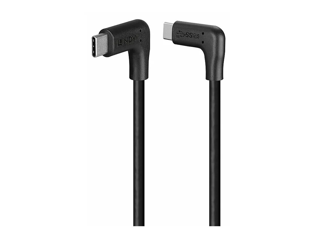 LINDY 1.5m USB 3.2 Typ C Kabel 2 x 90