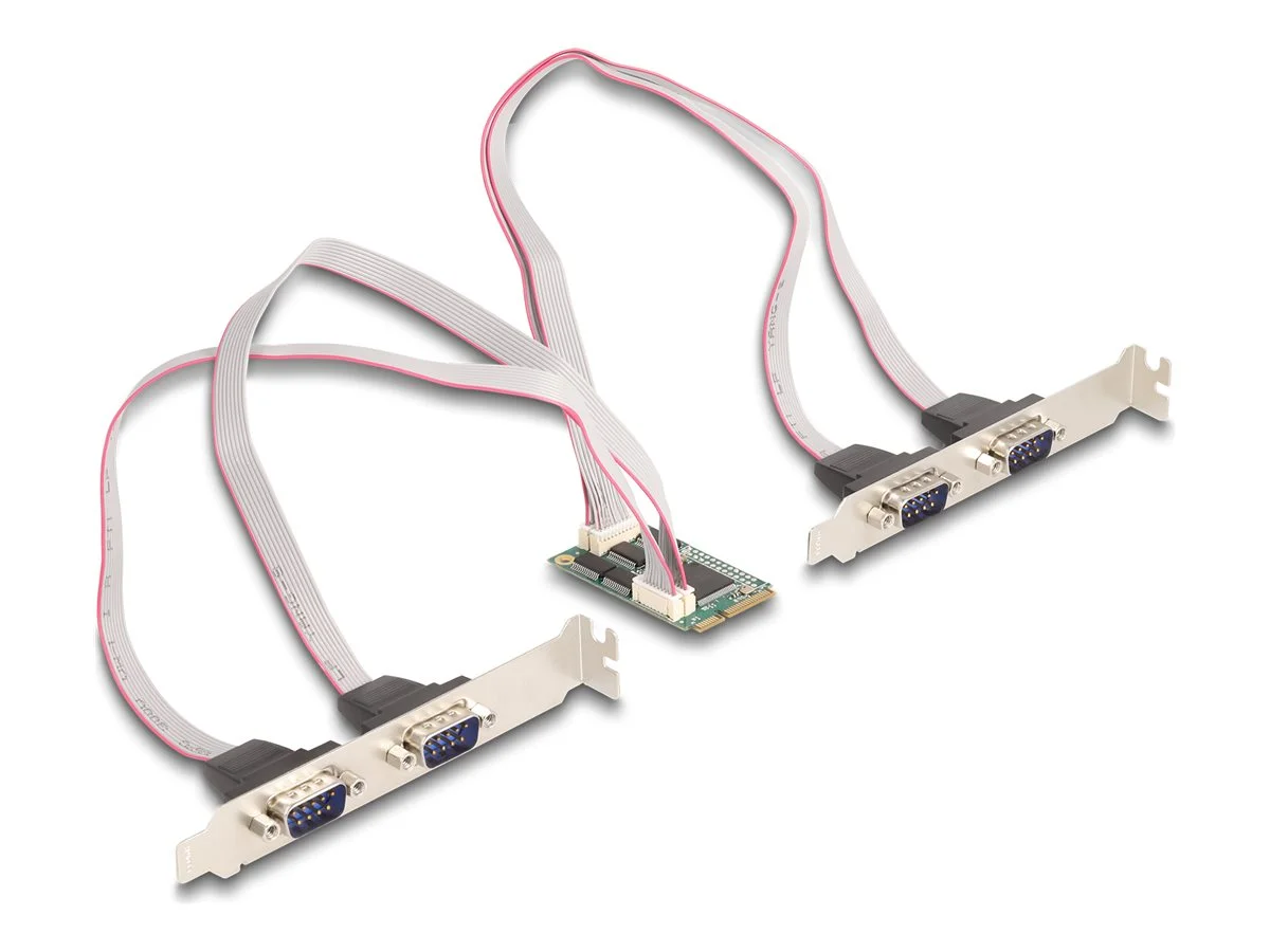 DELOCK Mini PCIe I/O 4 x Seriell RS-232