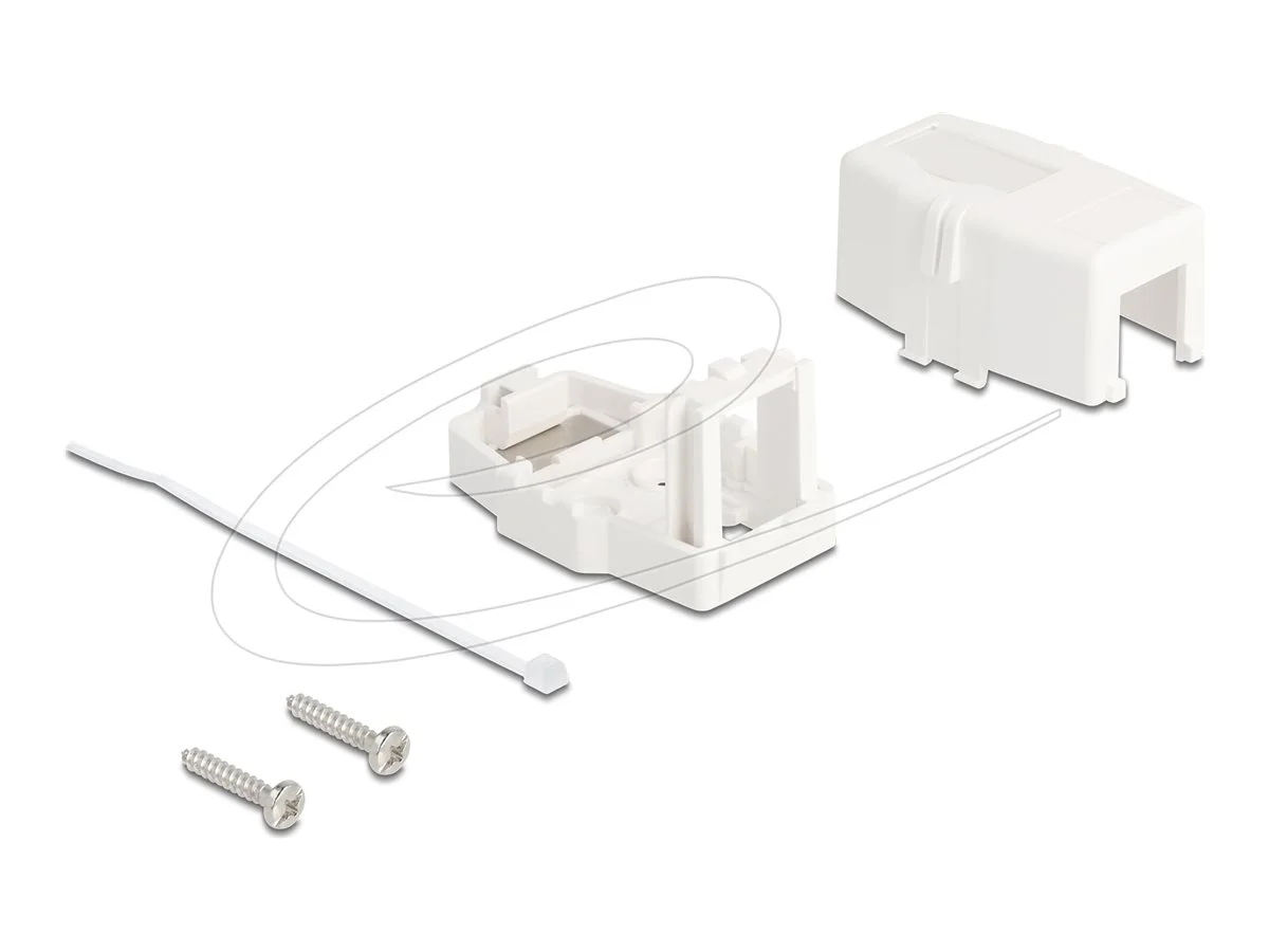 DELOCK Keystone Leergehäuse 1 Port mit m