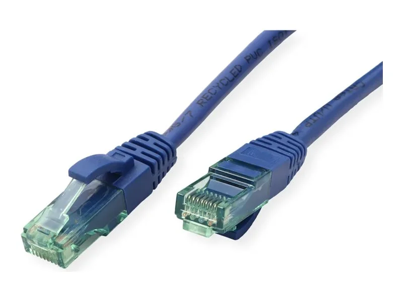 ROLINE RM Patchkabel Kat.6A UTP blau 5m